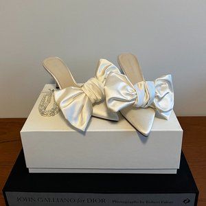 Magda Butrym Cream China Mules H65